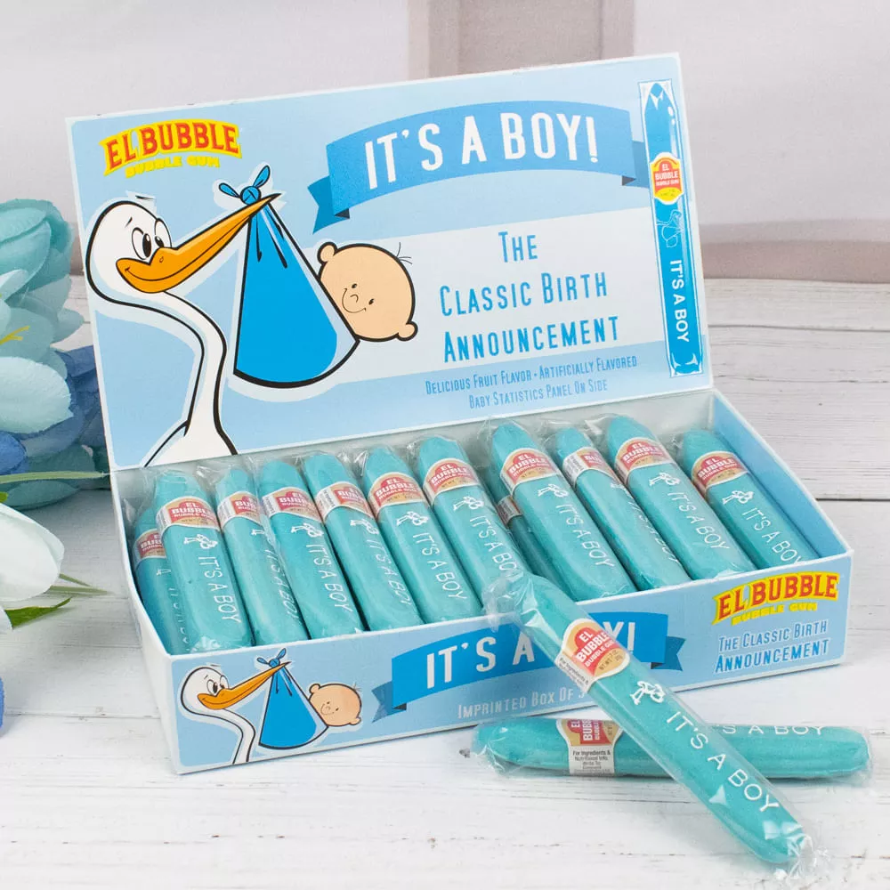 “It’s A Boy!” Bubble Gum Cigars