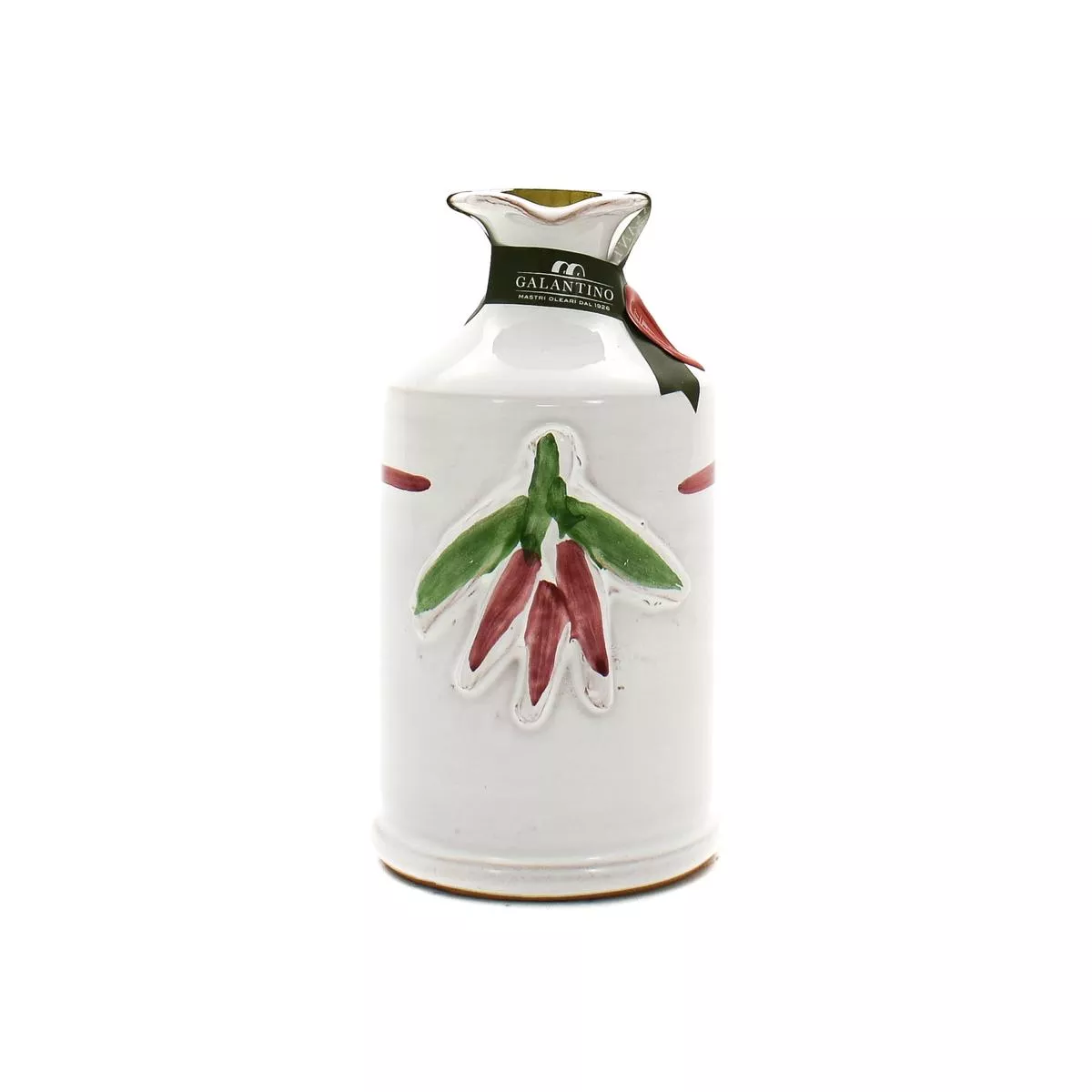 Puglian Olive Oil with Chilli in Terracotta Bottle, 250ml