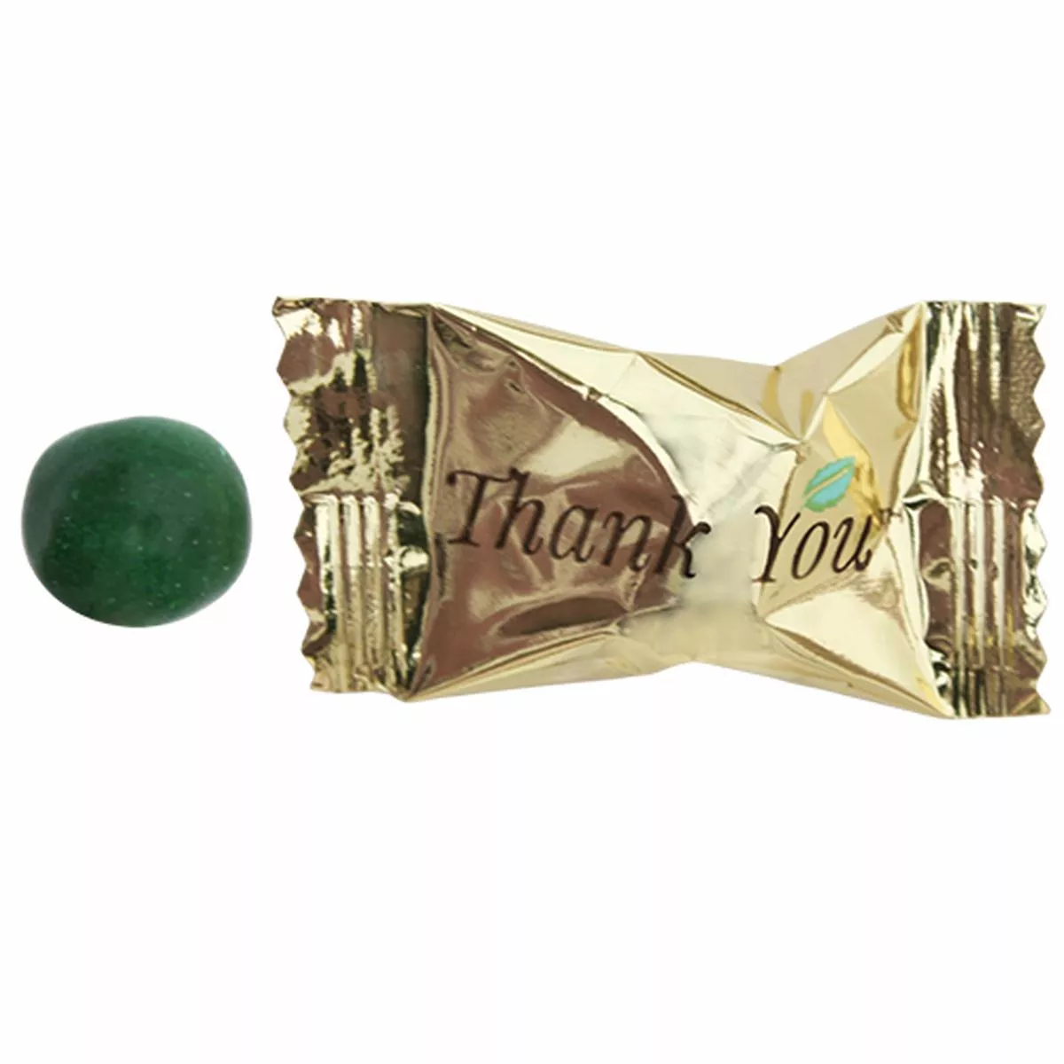 ”Thank You ” Chocolate Pastel Mints Gold Wrapper 110 Count Bag
